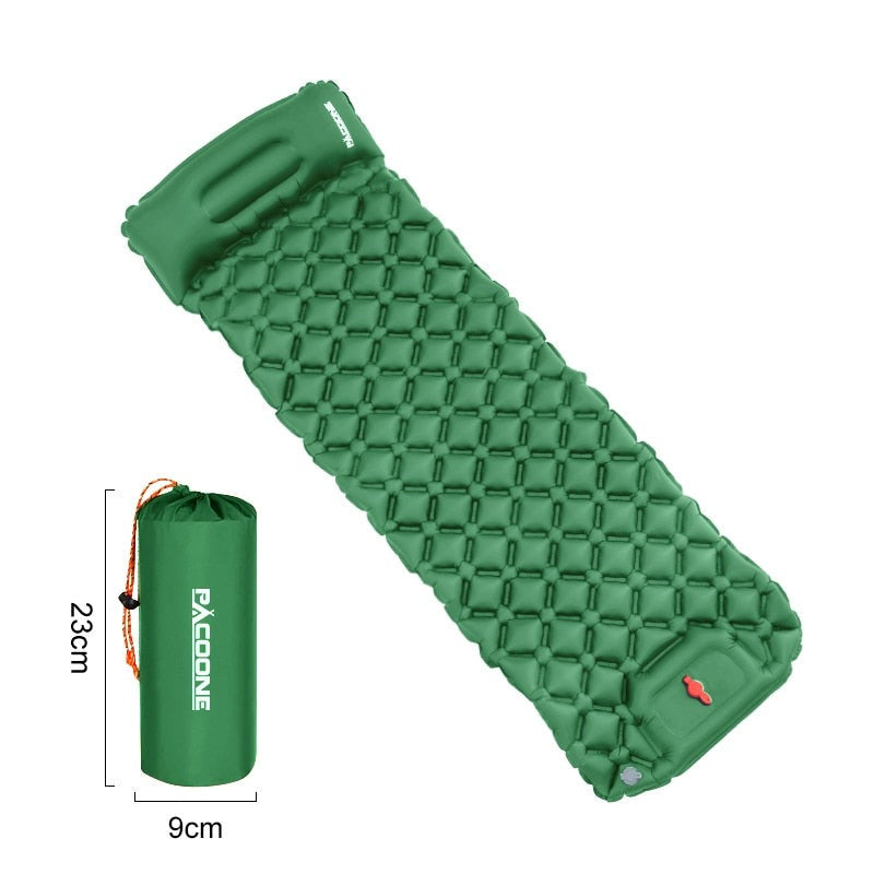 Ultralight Waterproof Sleeping Mat with Integrated Pump – Compact Camping Mattress for Outdoor Travel, Hiking and Backpacking