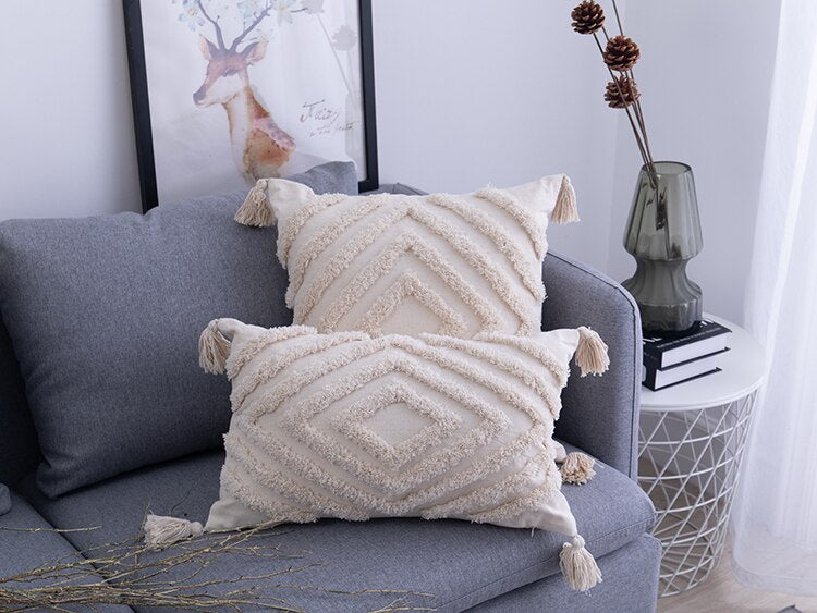Bohemian Cushion Covers for Home Decor – Decorative Pillow Covers for Living Room, Bedroom and Cozy Interiors