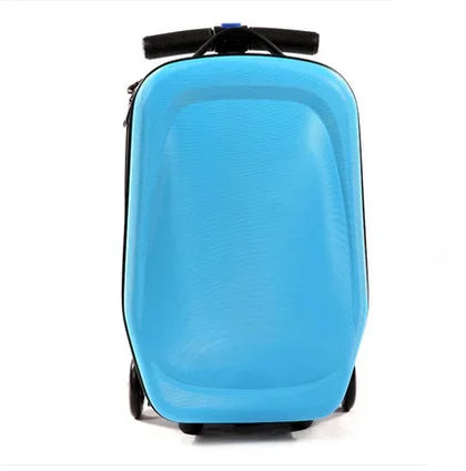 Kids Rolling Step Suitcase for Travel – Lightweight Carry-On Luggage for Children, Holidays and Sleepovers