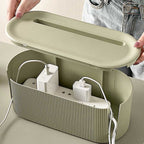 Set of 2 Cable and Charger Organizers for Home and Office – Storage Pouches for Cables, Adapters and Power Supplies