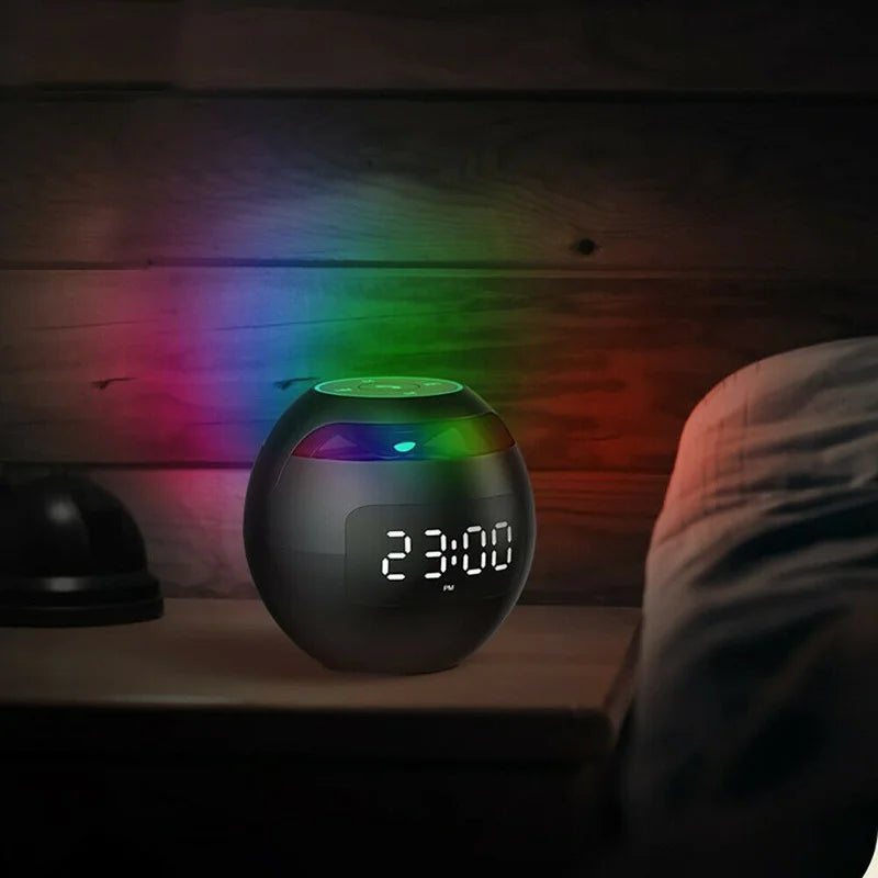 Multi-Function Speaker Alarm Clock for Bedroom Use – Digital Clock with Bluetooth Audio, Alarm and Night Display