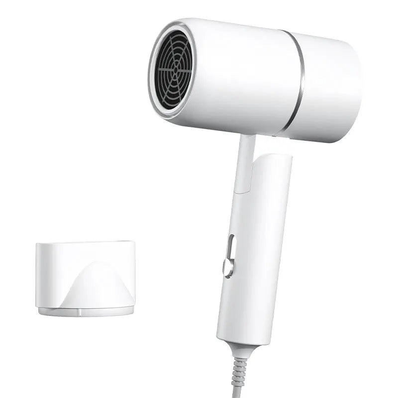 Foldable Ionic Hair Dryer with Travel Pouch – Compact Hair Drying Tool for Travel, Gym and Everyday Use