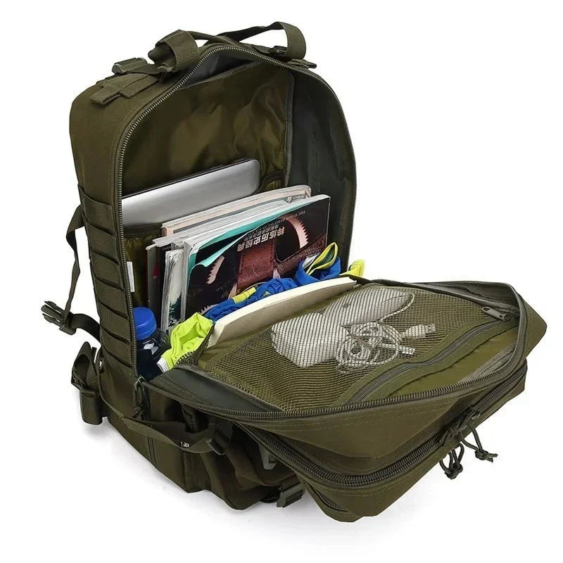 Waterproof Tactical Backpack for Outdoor Use – Durable Multi-Compartment Bag for Hiking, Travel and Everyday Carry