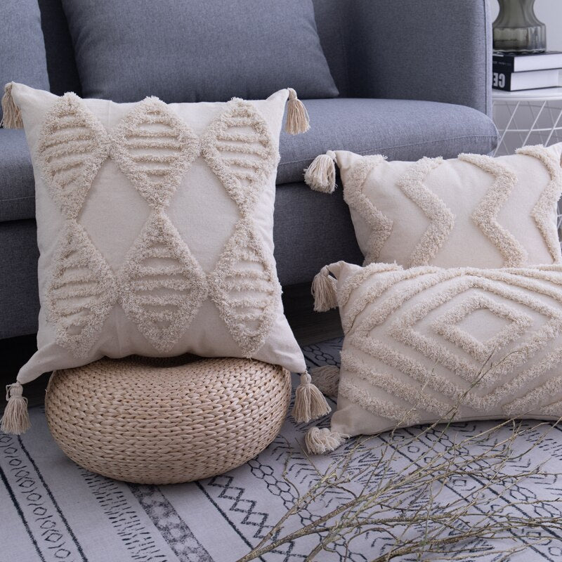 Bohemian Cushion Covers for Home Decor – Decorative Pillow Covers for Living Room, Bedroom and Cozy Interiors