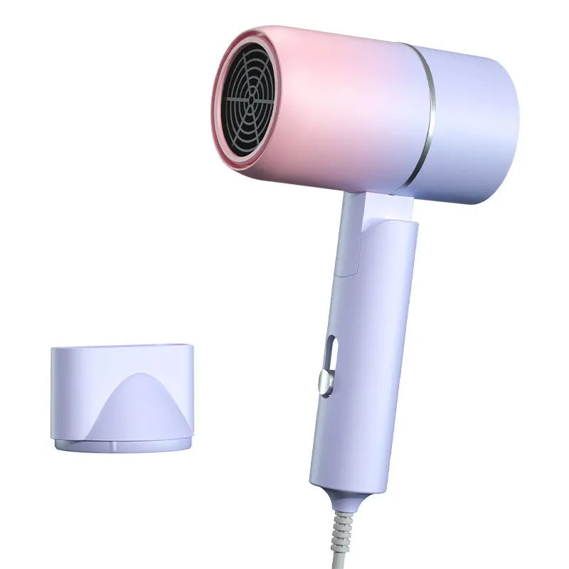 Foldable Ionic Hair Dryer with Travel Pouch – Compact Hair Drying Tool for Travel, Gym and Everyday Use