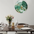 Marble-Style Wall Clock for Modern Home Decor – Elegant Decorative Timepiece for Living Room, Office and Bedroom