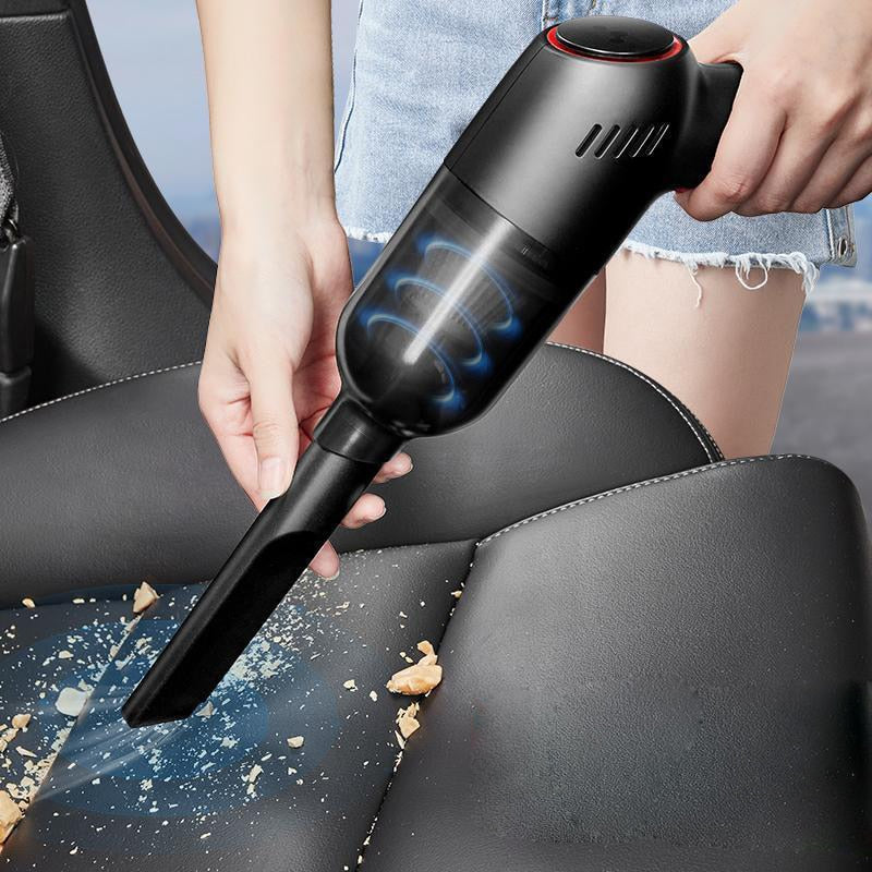 Portable Car Vacuum Cleaner – Lightweight, Cordless & Powerful Suction | Soft Noise Operation for Home & Vehicle Cleaning