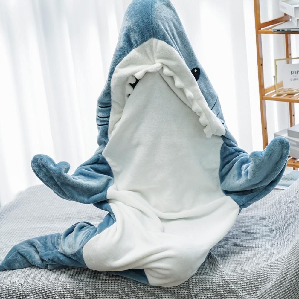 Ultra-Soft Shark Onesie for Kids and Adults – Cozy All-in-One Costume for Lounging, Sleepwear and Fun Outfits