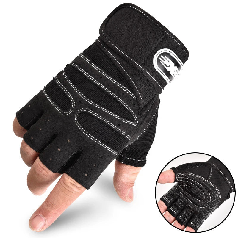 Shock-Resistant Gym Gloves for Training and Weightlifting – Supportive Fitness Gloves for Grip, Protection and Workout Performance