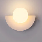 Nordic Semi-Circular Wall Lamp | LED Lighting