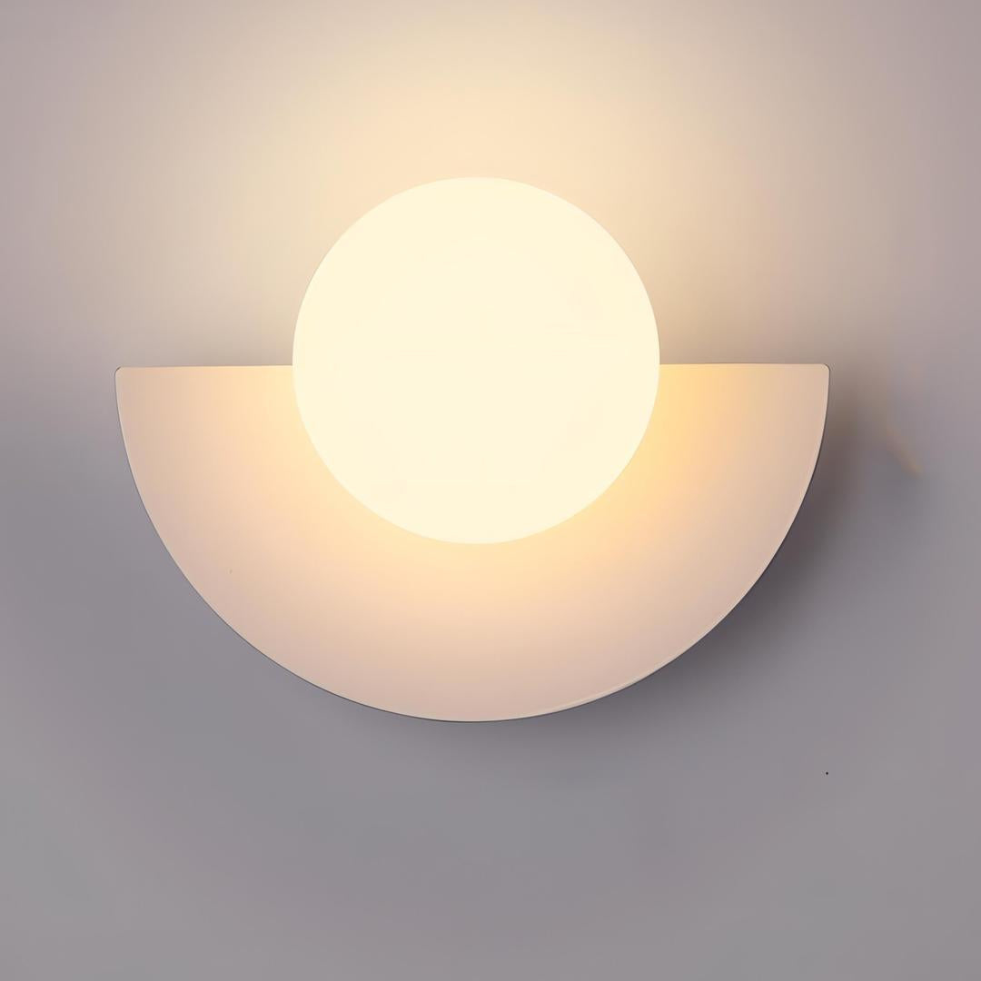 Nordic Semi-Circular Wall Lamp | LED Lighting