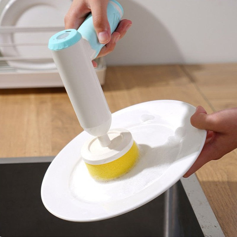 4-Piece Versatile Cleaning Brush Set for Home Use – Multi-Purpose Scrubbing Tools for Kitchen, Bathroom and Household Cleaning