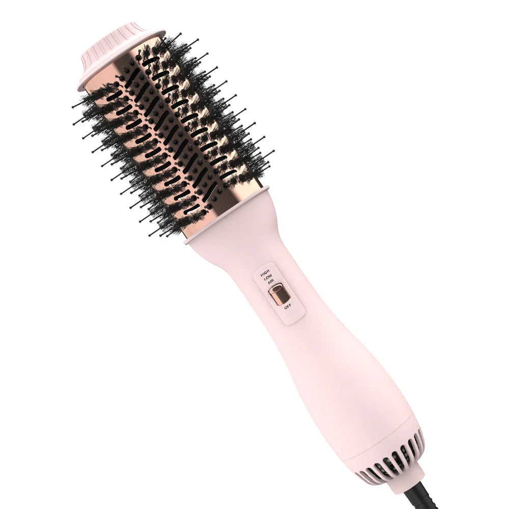 2-in-1 Hot Air Brush & Hair Volumizer – Fast Drying, Soft Curls & Smooth Styling
