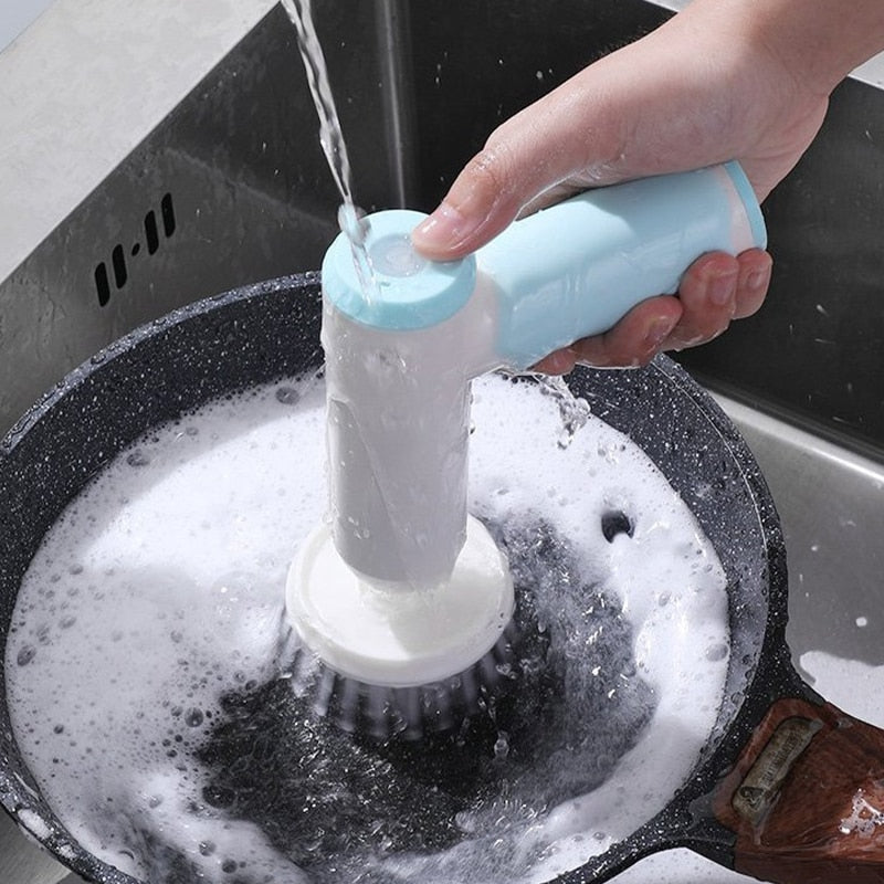 4-Piece Versatile Cleaning Brush Set for Home Use – Multi-Purpose Scrubbing Tools for Kitchen, Bathroom and Household Cleaning