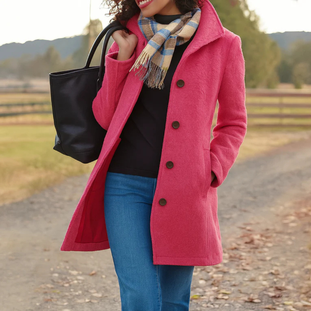 Kim | Elegant Timeless Wool Coat for Colder days