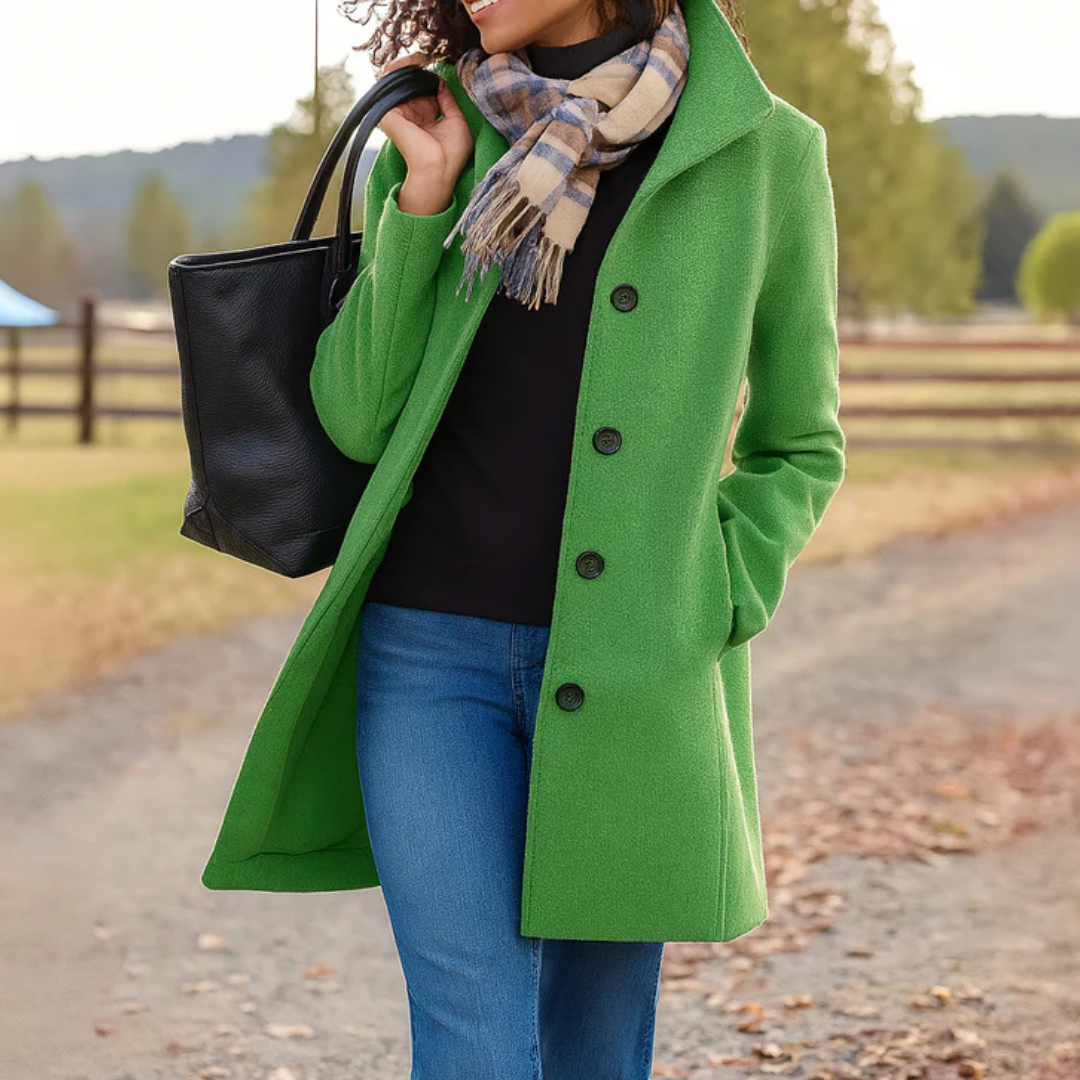 Kim | Elegant Timeless Wool Coat for Colder days