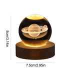 Crystal Light Sphere for Home Decor – Ambient LED Accent Lamp for Living Room, Bedroom and Modern Interiors
