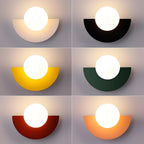 Nordic Semi-Circular Wall Lamp | LED Lighting