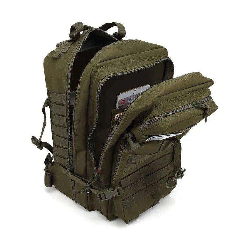 Waterproof Tactical Backpack for Outdoor Use – Durable Multi-Compartment Bag for Hiking, Travel and Everyday Carry