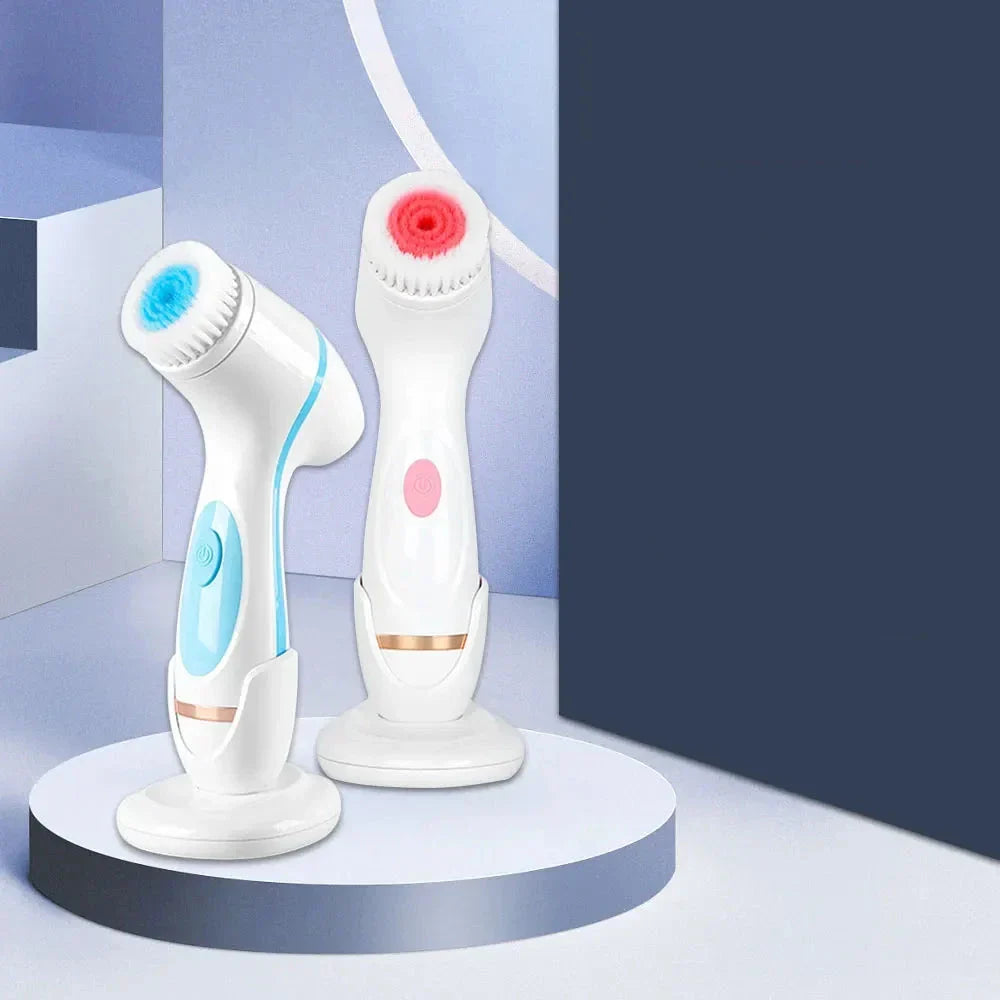 Sonic Facial Cleansing Device for Skincare Routines – All-in-One Face Cleaning and Massage Tool for Home Spa Use