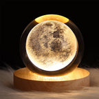 Crystal Light Sphere for Home Decor – Ambient LED Accent Lamp for Living Room, Bedroom and Modern Interiors