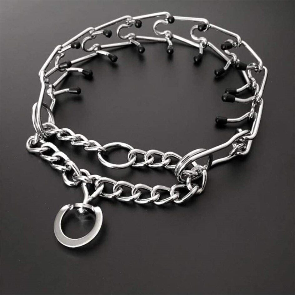 Adjustable Dog Pincher Collar - Secure Training Tool for Enhanced Control