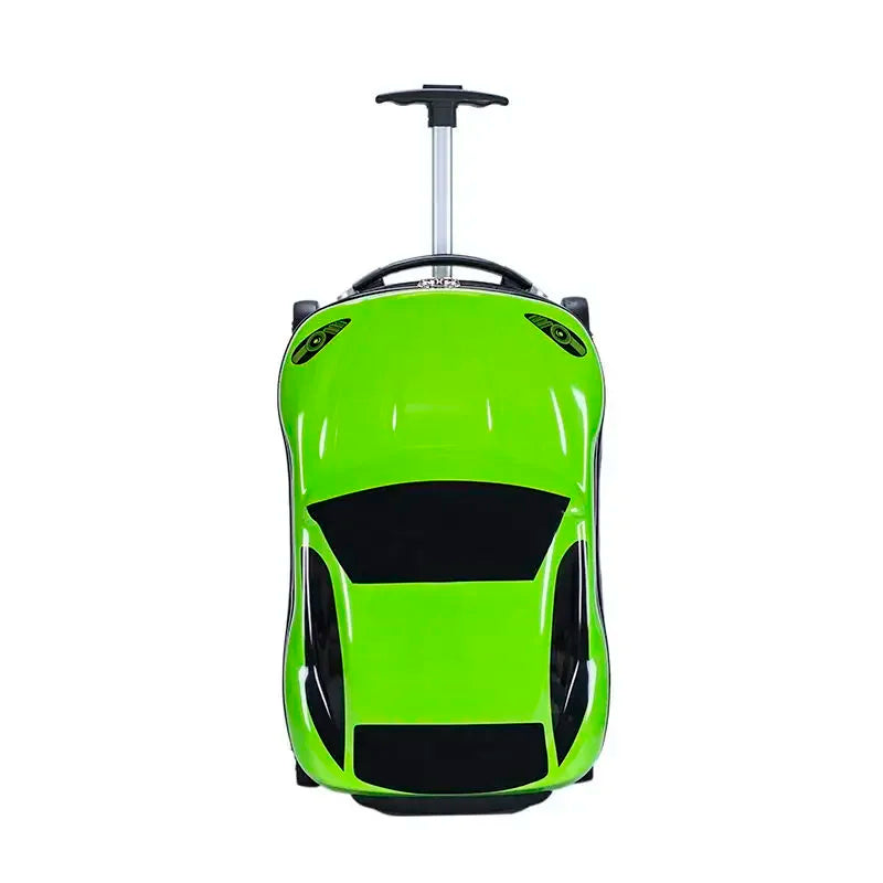 Kids Hard Shell Suitcase with Car Design – Lightweight Rolling Travel Luggage for Children and Family Trips