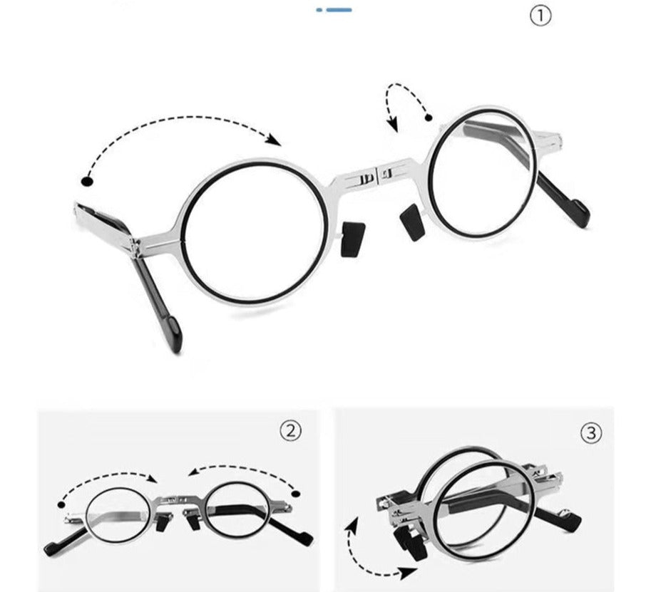 Foldable Reading Glasses – Ultra-Light, Pocket-Friendly Design with Optional Blue Light Filter