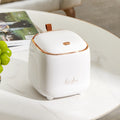 Small Tabletop Bin for Home & Office – Compact Waste Container for Desks, Counters and Vanities – Modern Decorative Storage Solution