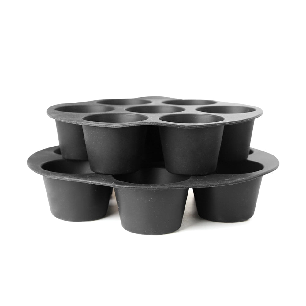 Silicone Cupcake Tray for Air Fryers and Ovens – Non-Stick Reusable Baking Mold for Muffins and Desserts
