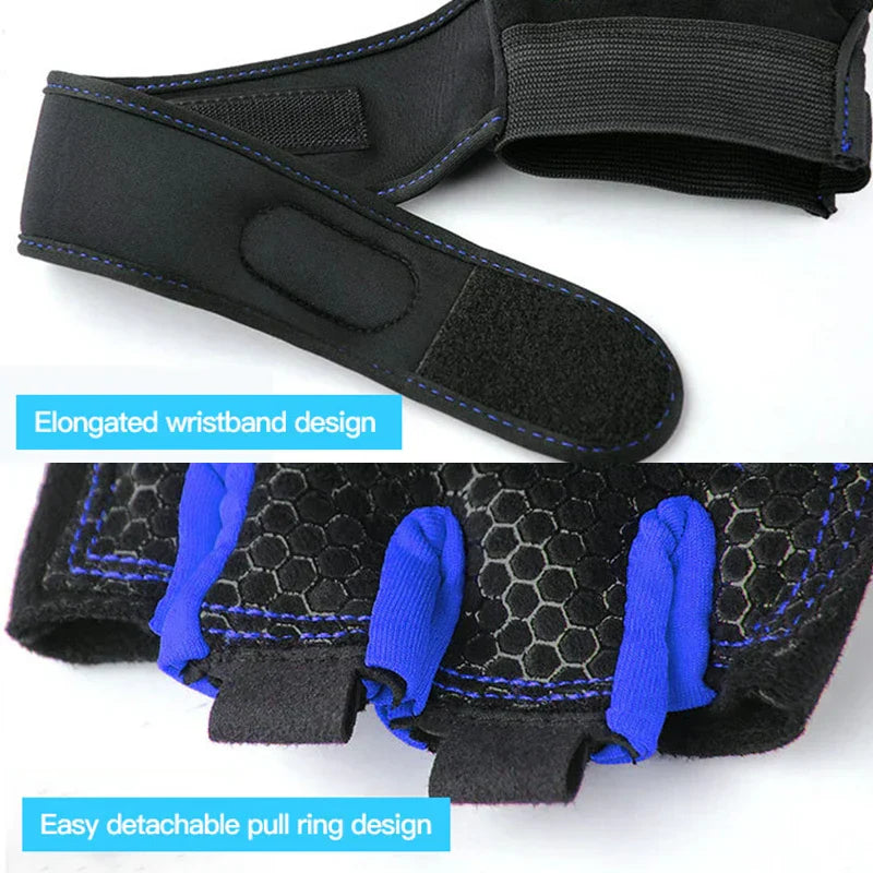 Shock-Resistant Gym Gloves for Training and Weightlifting – Supportive Fitness Gloves for Grip, Protection and Workout Performance