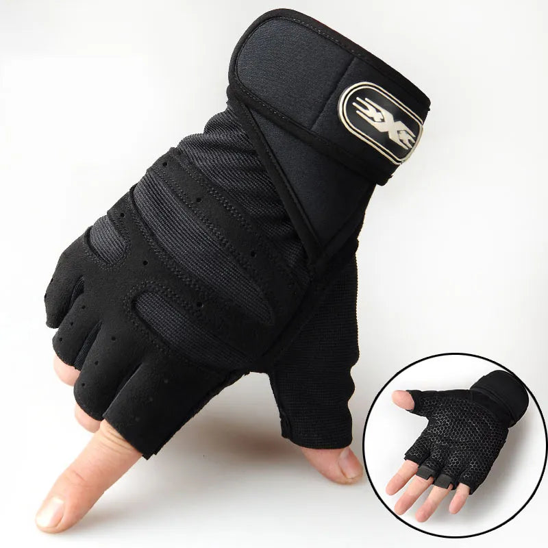 Shock-Resistant Gym Gloves for Training and Weightlifting – Supportive Fitness Gloves for Grip, Protection and Workout Performance