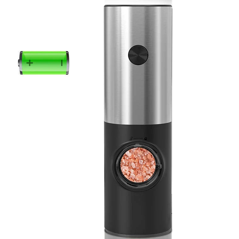 Electric Salt and Pepper Mill Set for Kitchen Use – Automatic Seasoning Grinders for Cooking, Dining and Everyday Meals
