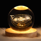 Crystal Light Sphere for Home Decor – Ambient LED Accent Lamp for Living Room, Bedroom and Modern Interiors