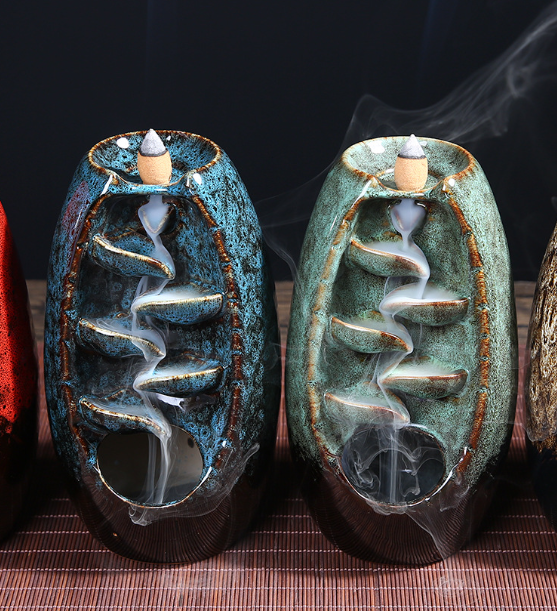 Tranquil Waterfall Incense Holder | Enhance Your Home with This Elegant Decor