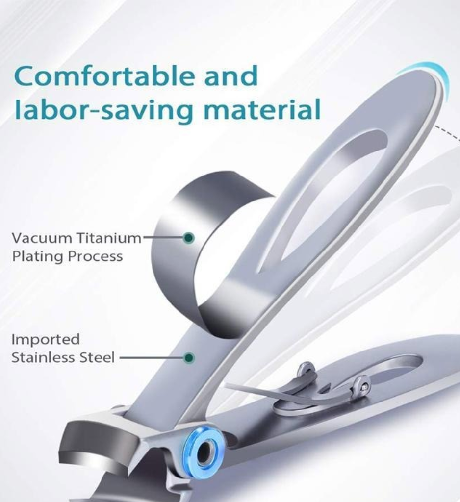 Ergonomic Nail Clippers for Thick Nails – Precision Grooming Tool for Clean Trimming and Everyday Nail Care