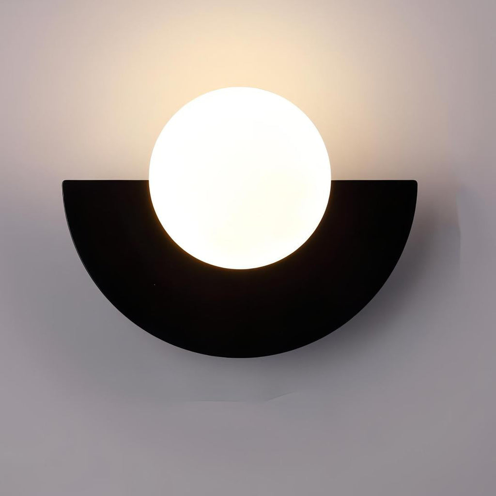 Nordic Semi-Circular Wall Lamp | LED Lighting