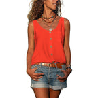 Chic Ibiza-Inspired Women's Tank Top