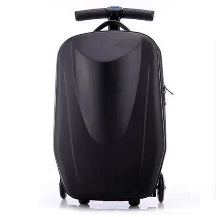 Kids Rolling Step Suitcase for Travel – Lightweight Carry-On Luggage for Children, Holidays and Sleepovers