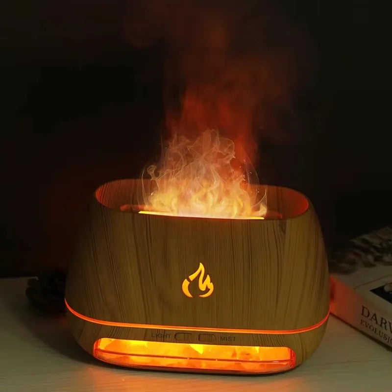 Aroma Diffuser with Soothing Ambient Light for Home Use – Decorative Essential Oil Diffuser for Bedroom and Living Room