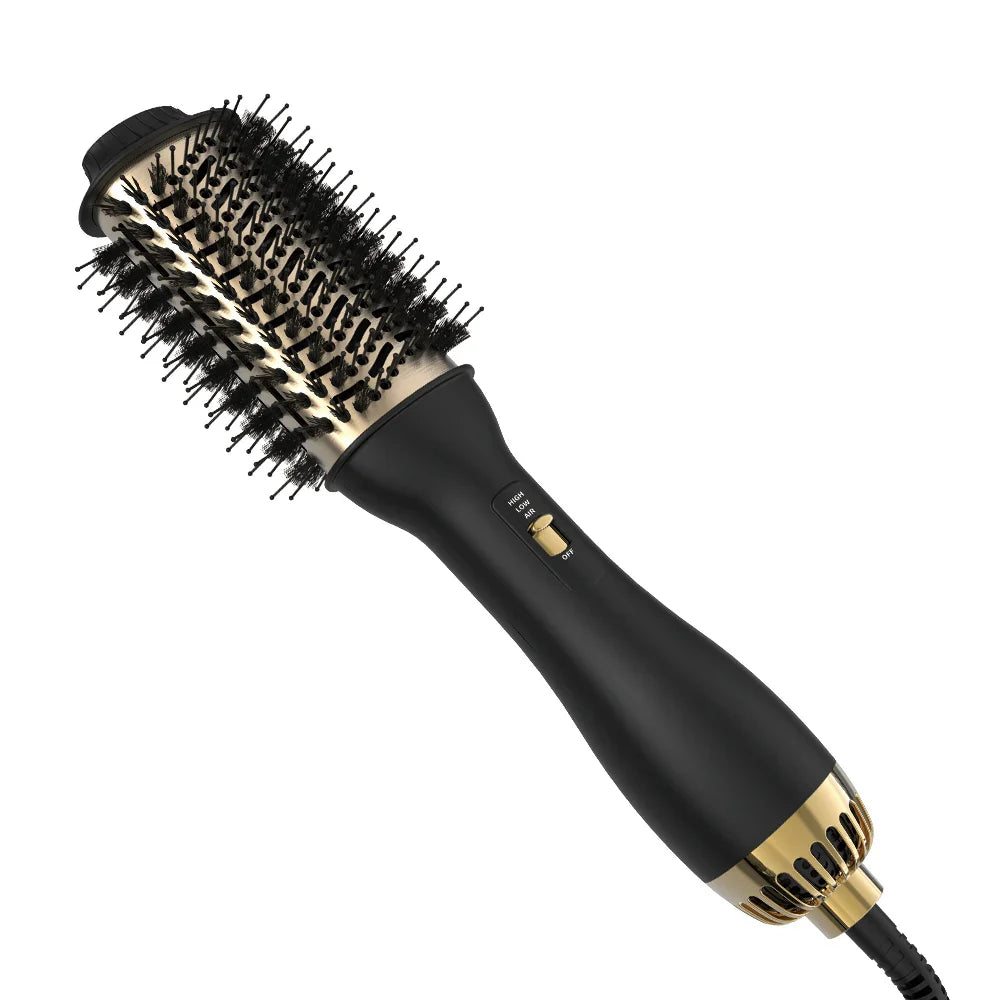 2-in-1 Hot Air Brush & Hair Volumizer – Fast Drying, Soft Curls & Smooth Styling