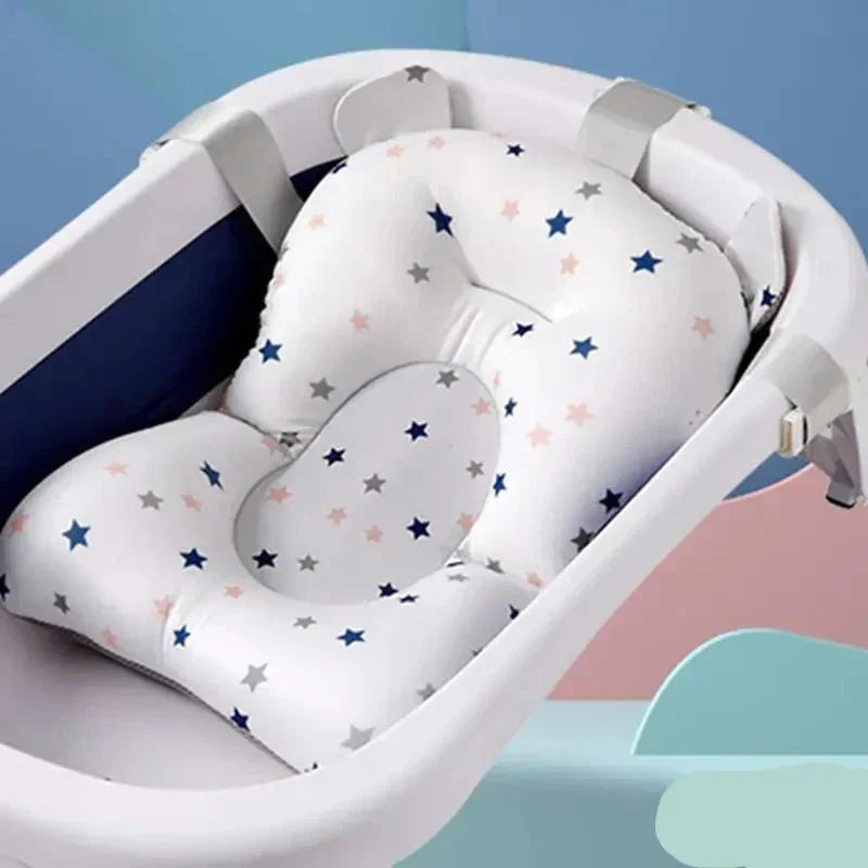 Non-Slip Baby Bath Mat for Infant Safety – Soft Anti-Skid Mat for Bathtub and Shower Use