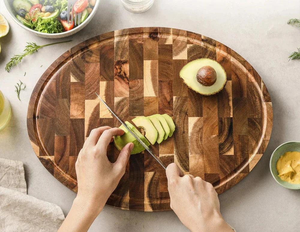 Non-Slip Cutting Board for Bread, Fruits and Meat – Stable Food Prep Board for Safe and Efficient Kitchen Use