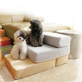 Non-Slip Pet Ladder with Two Levels – Safe Access Steps for Small Pets to Beds, Sofas and Furniture