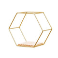 Hexagonal Wall Shelves for Home Decor – Decorative Display Storage for Collectibles, Plants and Wall Accents