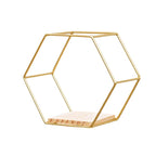 Hexagonal Wall Shelves for Home Decor – Decorative Display Storage for Collectibles, Plants and Wall Accents