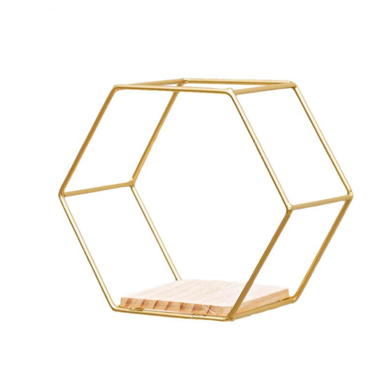 Hexagonal Wall Shelves for Home Decor – Decorative Display Storage for Collectibles, Plants and Wall Accents
