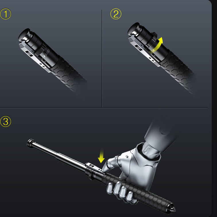 Compact Self-Defense Hiking Pole – Support and Security for Outdoor Adventures