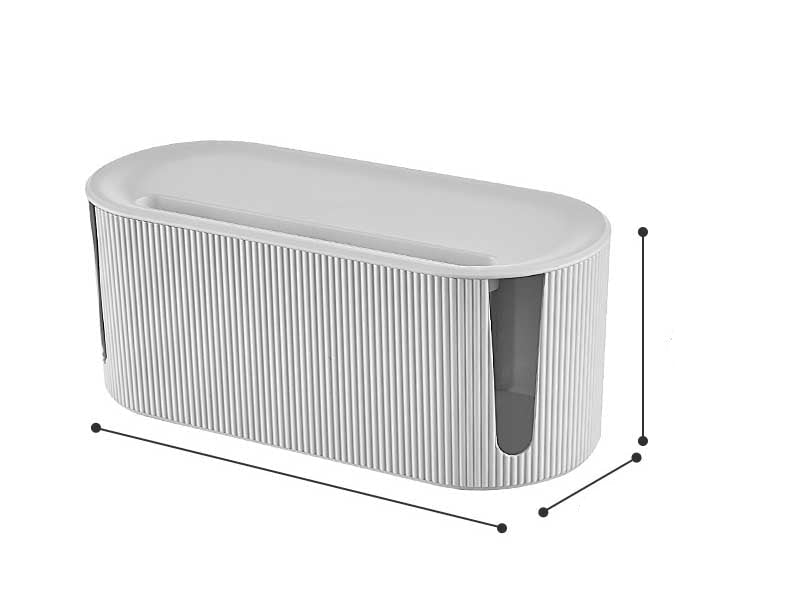 Set of 2 Cable and Charger Organizers for Home and Office – Storage Pouches for Cables, Adapters and Power Supplies