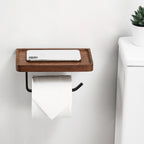 Stylish Wooden Toilet Paper Holder | Chic & Convenient